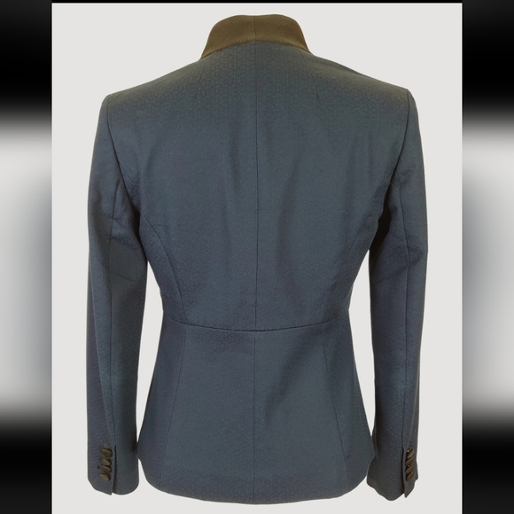 Banana Republic Navy Blazer with Black Lapel - Picture 4 of 5
